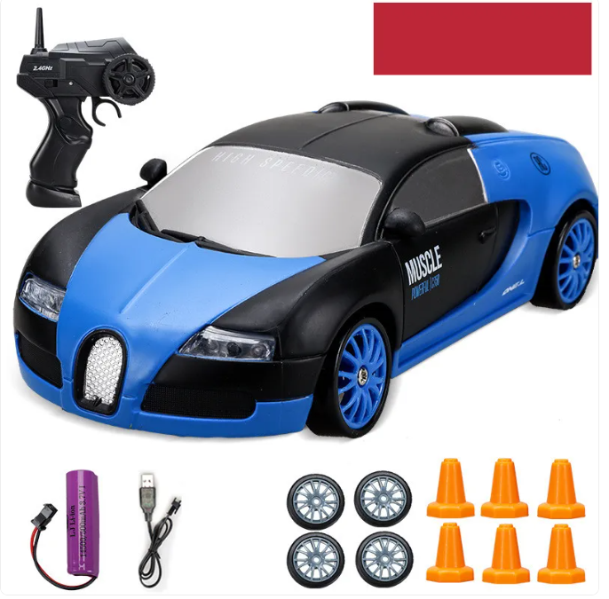 Coche de Control Remoto 4WD RC Coche Drift de Carga Eléctrica