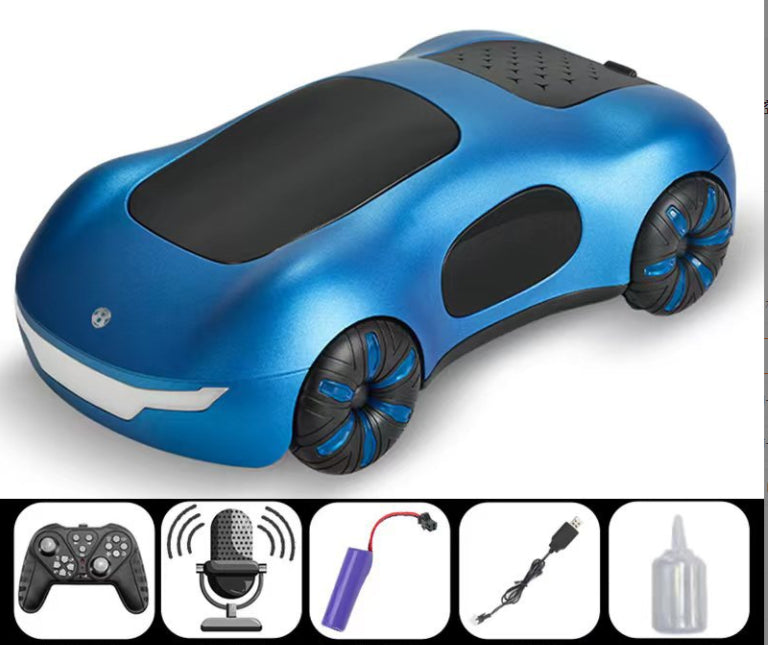 Coche Drift RC con Sensor de Gestos, Doble Spray y Luces LED