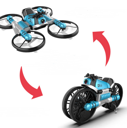 RC Drone Transformable Motorcycle – 2-in-1 with WiFi Camera