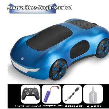 Coche Drift RC con Sensor de Gestos, Doble Spray y Luces LED