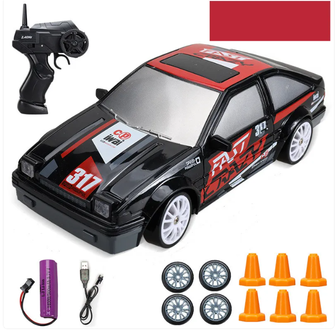 Coche de Control Remoto 4WD RC Coche Drift de Carga Eléctrica