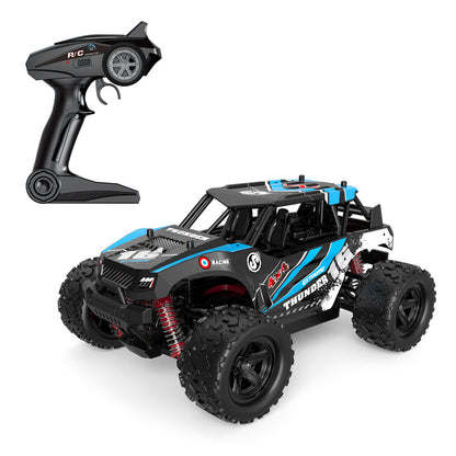 Coche RC Off-Road 1:18 Alta Velocidad – Carrocería PVC Resistente y 2.4GHz