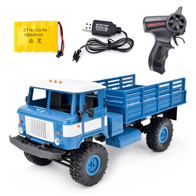 RogueClimb Camión Militar RC 4WD Off-Road – Escala 1:16 y 2.4GHz