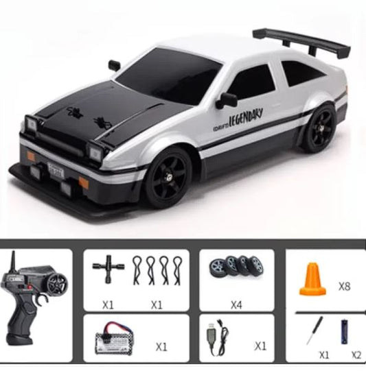 Coche RC Drift de Alta Velocidad – Control Remoto 2.4GHz y Neumáticos Drift