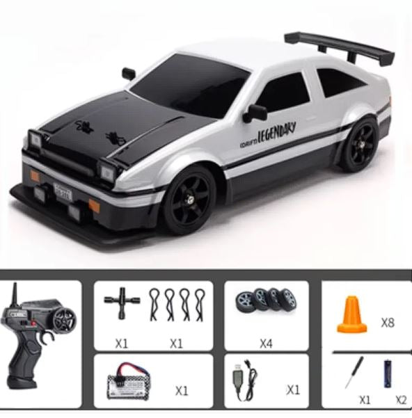 Coche RC Drift de Alta Velocidad – Control Remoto 2.4GHz y Neumáticos Drift