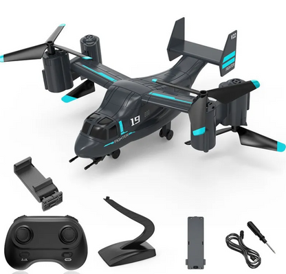 2-in-1 RC Helicopter – Flies in the Air and Rolls on the Ground