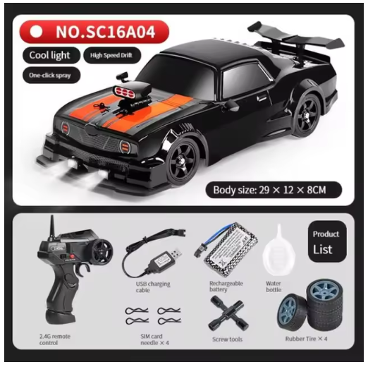Coche RC con Carga Inalámbrica para Niños – Sin Cables y Listo para Jugar