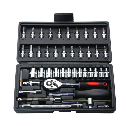 Kit de Herramientas para Reparación de Coches RC – 46 Piezas Acero Cromo Vanadio