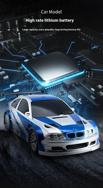 Mini Coche RC Drift de 4 Ruedas – Control Remoto para Interiores