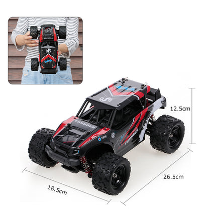 Coche RC Off-Road 1:18 Alta Velocidad – Carrocería PVC Resistente y 2.4GHz