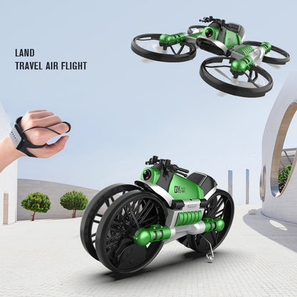 RC Drone Transformable Motorcycle – 2-in-1 with WiFi Camera