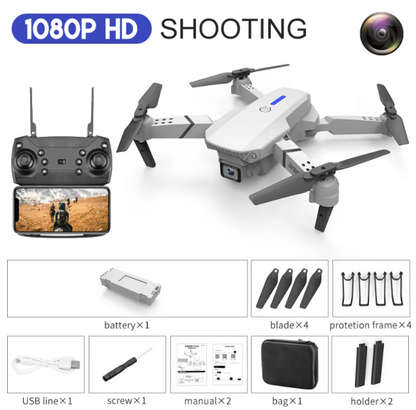 Foldable Drone with Dual 4K Camera and WiFi FPV Transmission