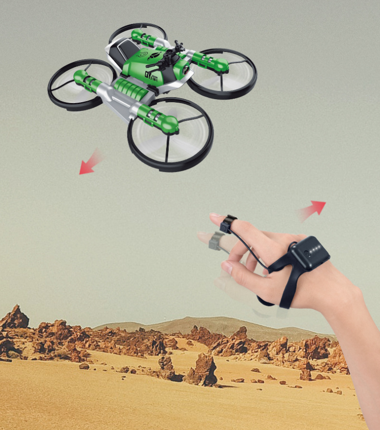 RC Drone Transformable Motorcycle – 2-in-1 with WiFi Camera