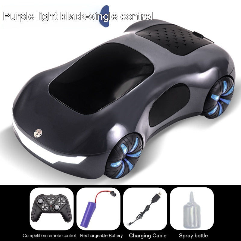 Coche Drift RC con Sensor de Gestos, Doble Spray y Luces LED
