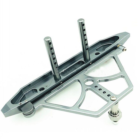 Piezas Metal para Coche RC Crawler 1/10 – Chasis y Rueda de Repuesto