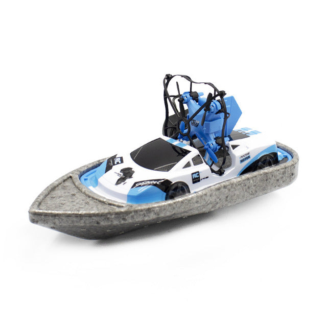 Juguete RC 3 en 1 – Drone, Barco y Coche en un Solo Mando