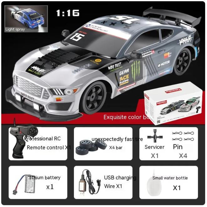 Coche RC con Carga Inalámbrica para Niños – Sin Cables y Listo para Jugar