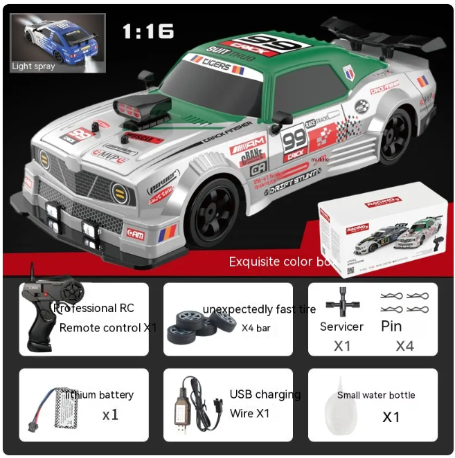 Coche RC con Carga Inalámbrica para Niños – Sin Cables y Listo para Jugar