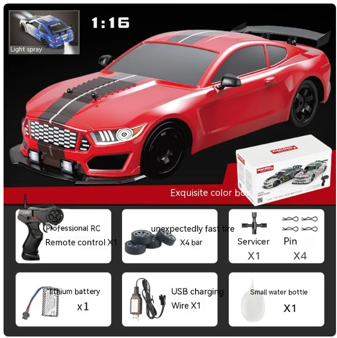 Coche RC con Carga Inalámbrica para Niños – Sin Cables y Listo para Jugar
