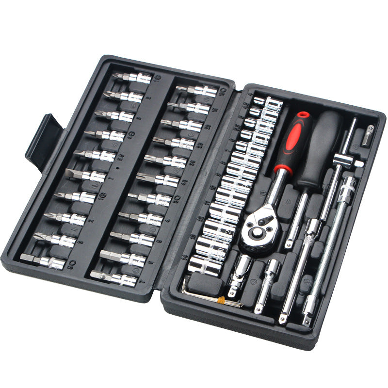 Kit de Herramientas para Reparación de Coches RC – 46 Piezas Acero Cromo Vanadio