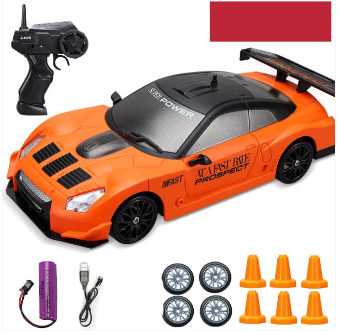 Coche de Control Remoto 4WD RC Coche Drift de Carga Eléctrica