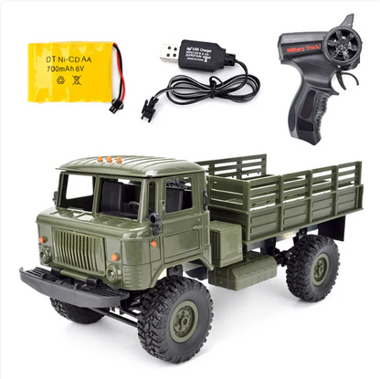RogueClimb Camión Militar RC 4WD Off-Road – Escala 1:16 y 2.4GHz