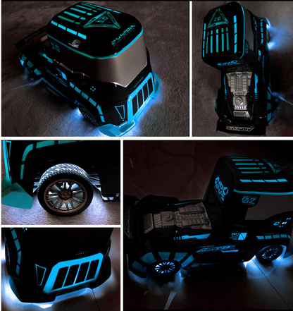 Coche de Carreras Drift RC 1/10 con Luces LED – Control Remoto