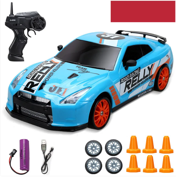 Coche de Control Remoto 4WD RC Coche Drift de Carga Eléctrica