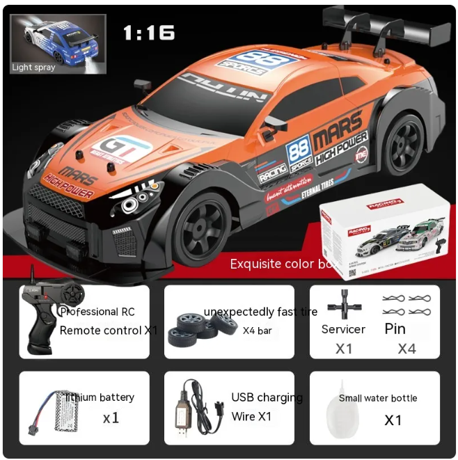 Coche RC con Carga Inalámbrica para Niños – Sin Cables y Listo para Jugar