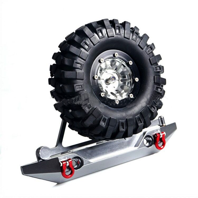 Piezas Metal para Coche RC Crawler 1/10 – Chasis y Rueda de Repuesto