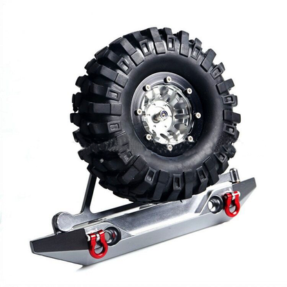 Piezas Metal para Coche RC Crawler 1/10 – Chasis y Rueda de Repuesto