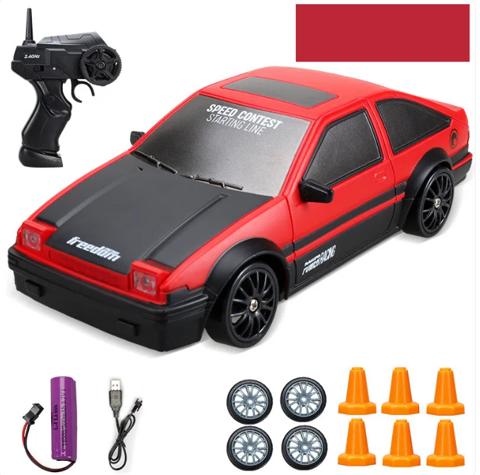Coche de Control Remoto 4WD RC Coche Drift de Carga Eléctrica