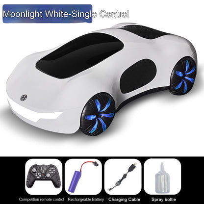 Coche Drift RC con Sensor de Gestos, Doble Spray y Luces LED