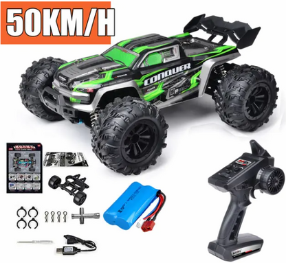 Camión Monster RC Off-Road 1:16 con Luces LED – 4WD 2.4GHz