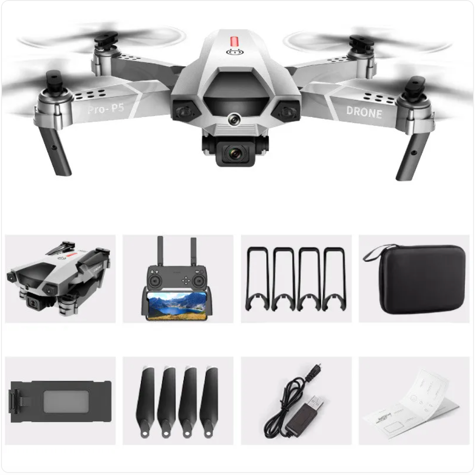 RC Drone with Dual 4K Camera – Foldable and Portable for Beginners