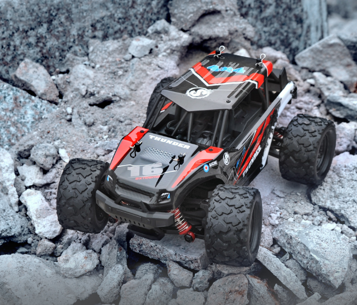 Coche RC Off-Road 1:18 Alta Velocidad – Carrocería PVC Resistente y 2.4GHz