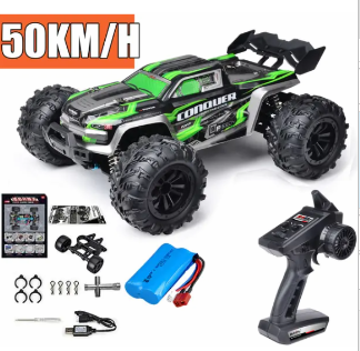 Camión Monster RC Off-Road 1:16 con Luces LED – 4WD 2.4GHz