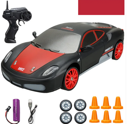 Coche de Control Remoto 4WD RC Coche Drift de Carga Eléctrica