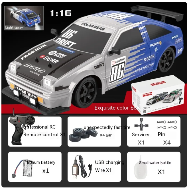Coche RC con Carga Inalámbrica para Niños – Sin Cables y Listo para Jugar